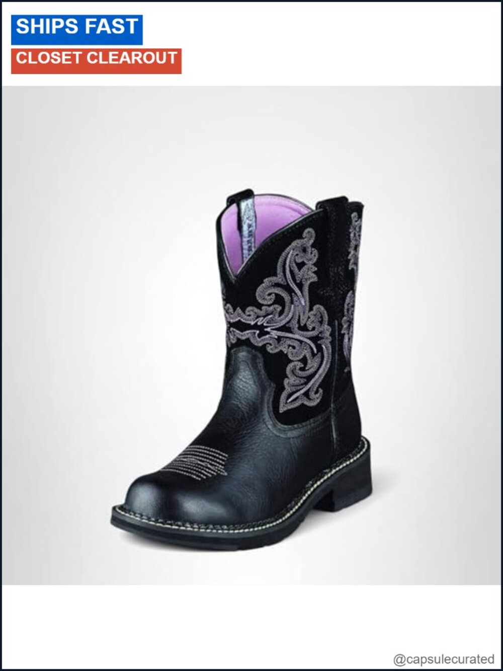Ariat Women's Fatbaby II Western Boot Mid-Calf Slip-On